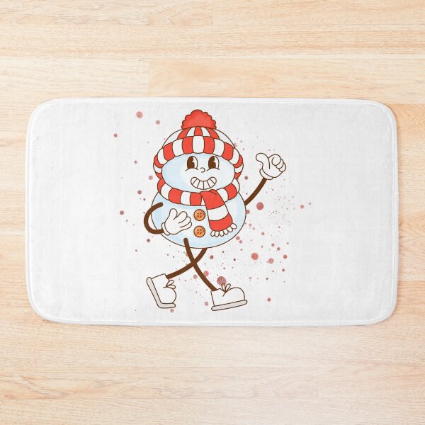 Item preview, Smiling Snowman with Hat and Scarf – Christmas Illustration designed and sold by iamKRUK.