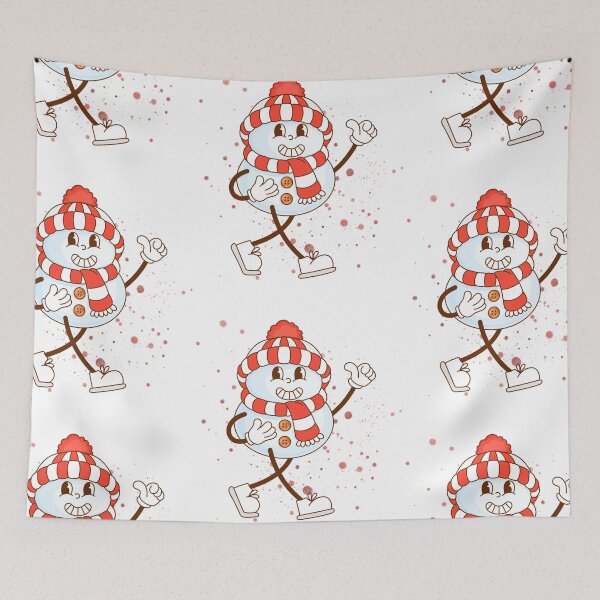 Item preview, Smiling Snowman with Hat and Scarf – Christmas Illustration designed and sold by iamKRUK.