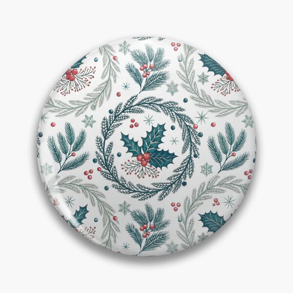 Item preview, Nordic Wreaths | Scandinavian Christmas Folk Art designed and sold by Shuga-Design.