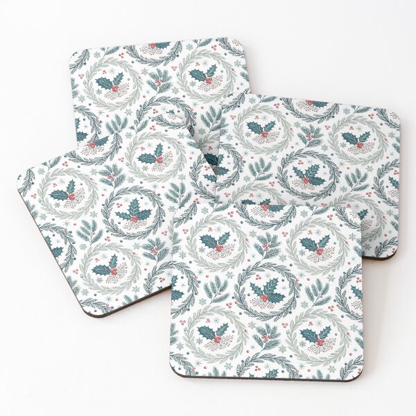 Item preview, Nordic Wreaths | Scandinavian Christmas Folk Art designed and sold by Shuga-Design.