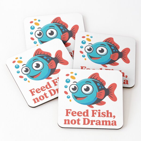 Item preview, Feed Fish Not Drama Funny Aquarium Design | Fish Tank Lover designed and sold by TankTherapyArt.
