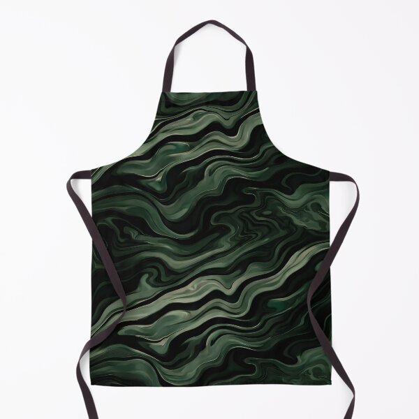 Item preview, Emerald Fluid Pattern designed and sold by LuxeFusionArt.