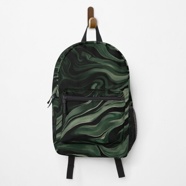 Item preview, Emerald Fluid Pattern designed and sold by LuxeFusionArt.