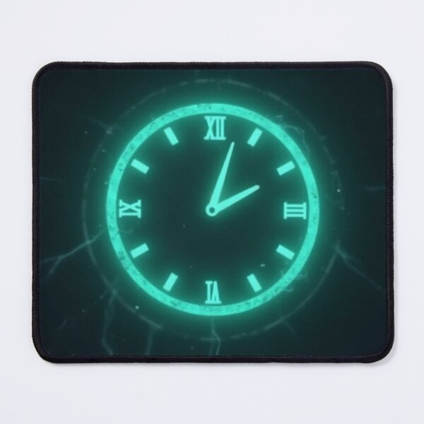 Item preview, Silent Timekeeper – Dark Anime Aura Clock designed and sold by OhmAuraArt.