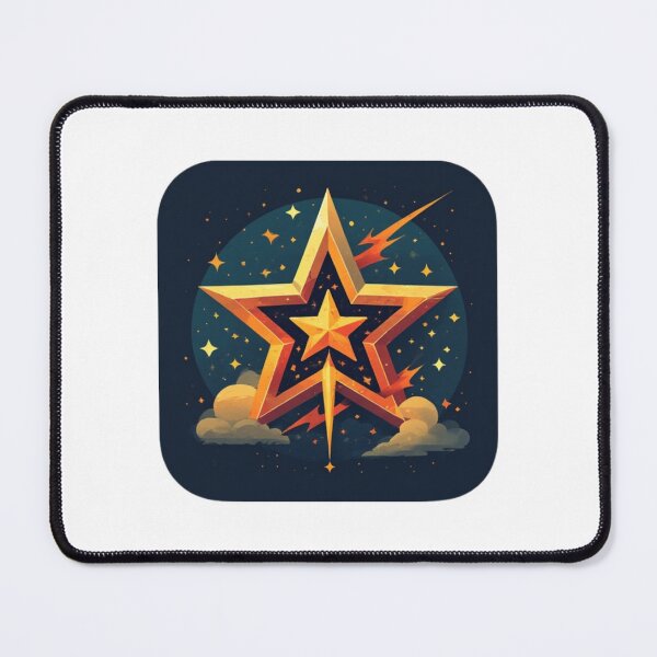 Item preview, Golden Cosmic Star Emblem designed and sold by RED-MOUSE.