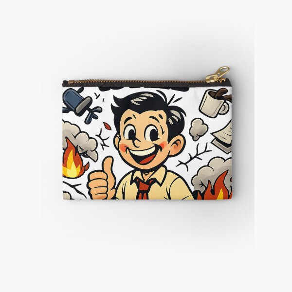 Item preview, Everything Is Fine Meme Illustration designed and sold by LioraStudio.