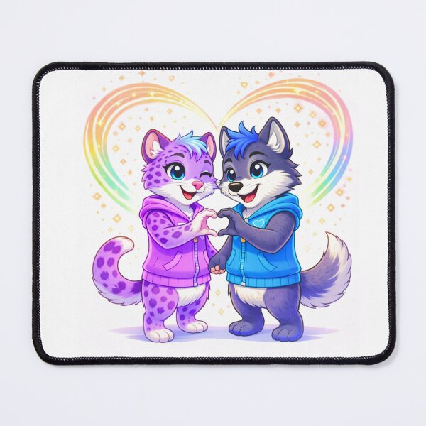 Item preview, Lyra & Draco - Cute Animal Heart Hands designed and sold by The Dreamblazers.