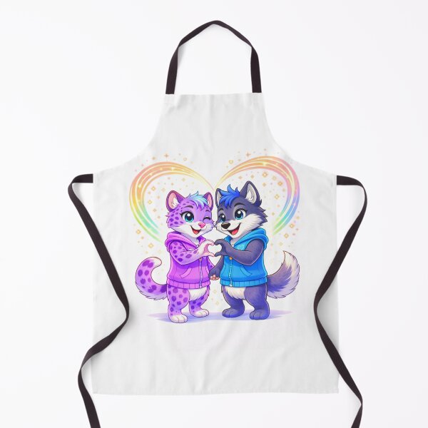 Item preview, Lyra & Draco - Cute Animal Heart Hands designed and sold by The Dreamblazers.