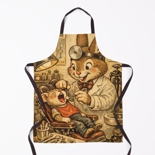 Item preview, Doctor Rabbit Dentist, vintage designed and sold by Mauswohn.