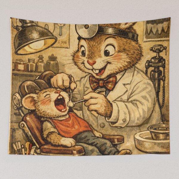Item preview, Doctor Rabbit Dentist, vintage designed and sold by Mauswohn.