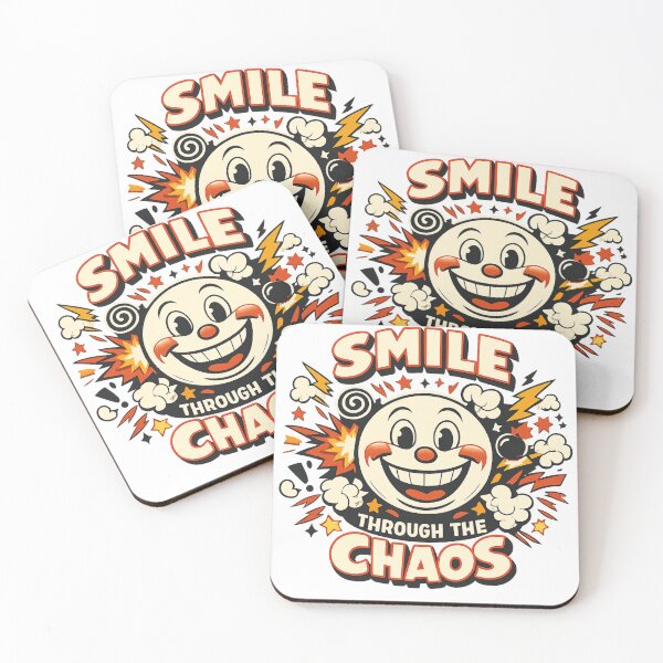 Item preview, Smile Through the Chaos Meme designed and sold by LioraStudio.