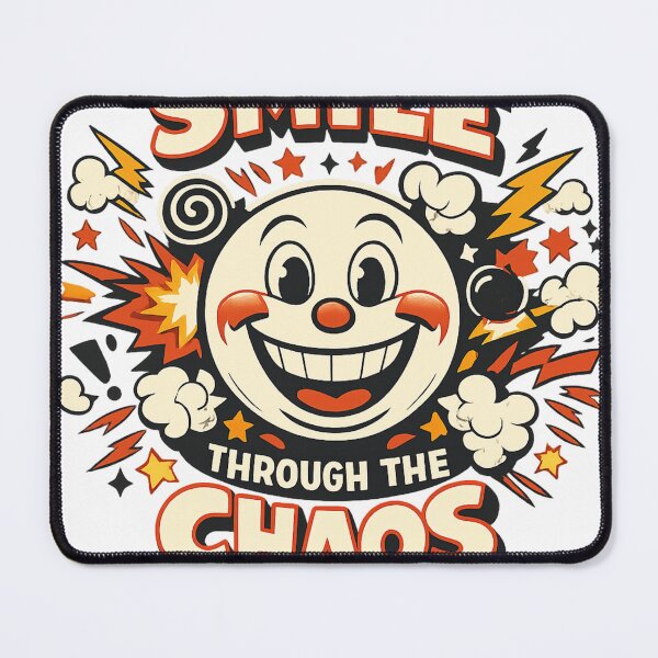 Item preview, Smile Through the Chaos Meme designed and sold by LioraStudio.