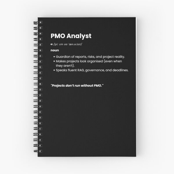 Item preview, PMO Analyst Definition | Funny Project Office Gift for PMO & Project Teams designed and sold by Yuli Club.