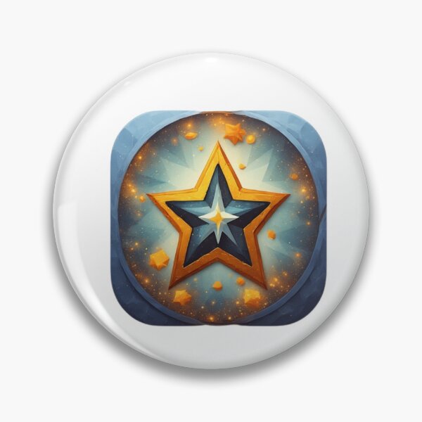 Item preview, Mystic Golden Star Emblem designed and sold by RED-MOUSE.