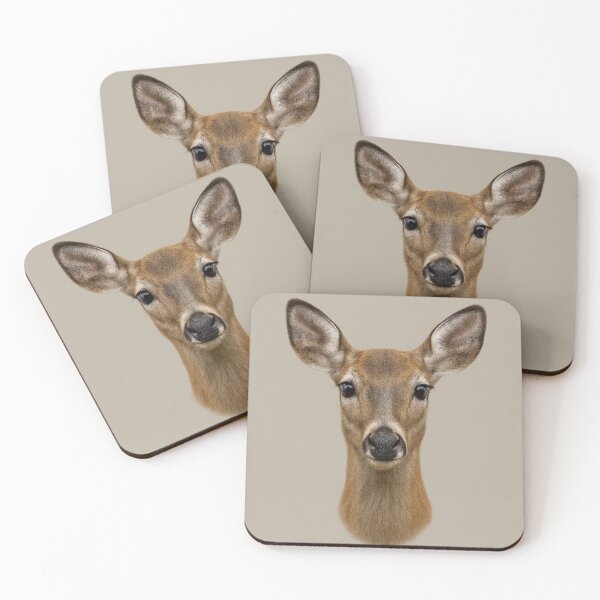 Item preview, Doe Wild Face Artwork – Realistic Portrait designed and sold by BROHLine Studio.