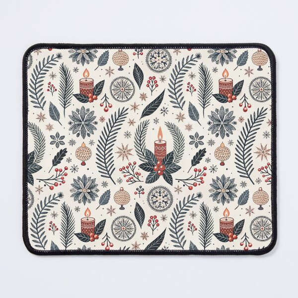 Item preview, Winter Candle Folk Symbols | Cozy Nordic Art designed and sold by Shuga-Design.