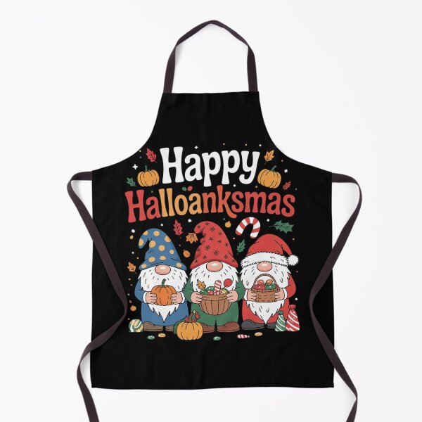Item preview, HalloThanksMas Cute Gnomes Halloween Thanksgiving Christmas  designed and sold by NailMolisa.