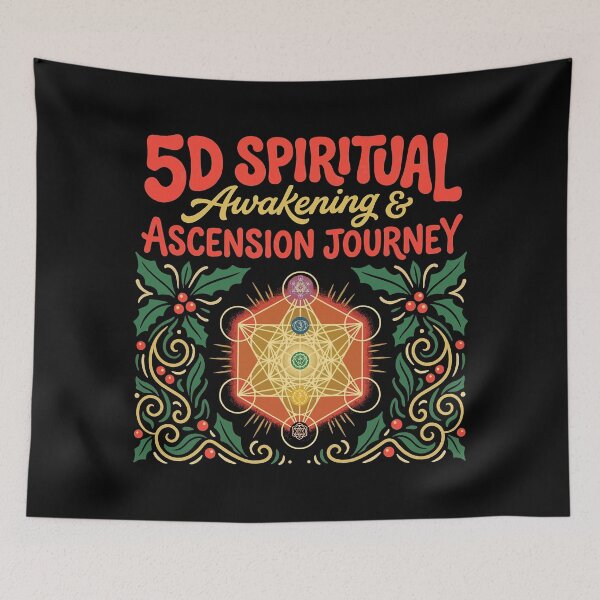 Item preview, 5D Spiritual Awakening Ascension Journey Christmas Style designed and sold by zzz888.