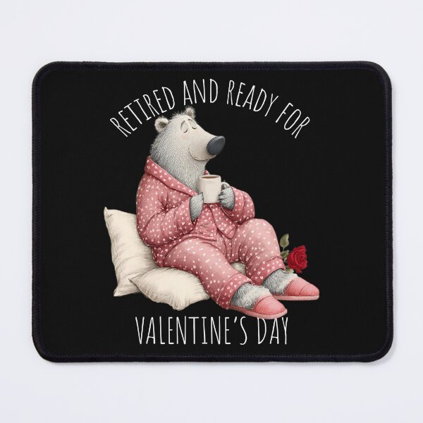 Item preview, Retired Bear Valentine Design Cozy Pajamas Coffee Lover designed and sold by MTJ-Mushrooms.