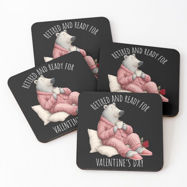 Item preview, Retired Bear Valentine Design Cozy Pajamas Coffee Lover designed and sold by MTJ-Mushrooms.