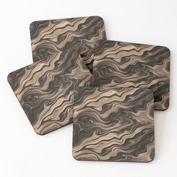 Item preview, Earthflow Wave Pattern designed and sold by LuxeFusionArt.