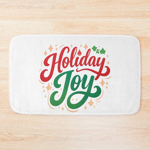 Item preview, Holiday Joy Retro Typography | Vintage Christmas Lettering Design designed and sold by Globalcitytees.