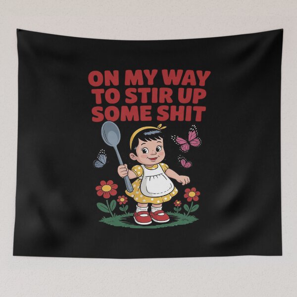 Item preview, Funny Humor On My Way to Stir Up Some Sarcastic22  designed and sold by KotexTemu.