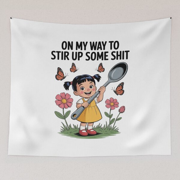 Item preview, Funny Humor On My Way to Stir Up Some Sarcastic23  designed and sold by KotexTemu.