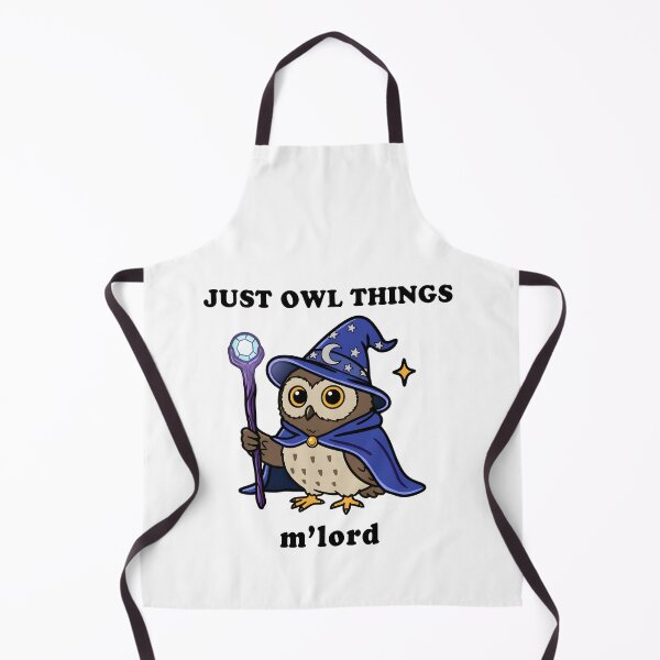 Item preview, Just Owl Things M’lord – Funny Wizard Owl Meme designed and sold by Senkov.