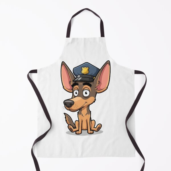 Item preview, Funny Kawaii German Shepherd Cartoon Dog Illustration designed and sold by Uglyandcute.