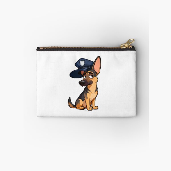 Item preview, Funny Kawaii German Shepherd Cartoon Dog Illustration designed and sold by Uglyandcute.