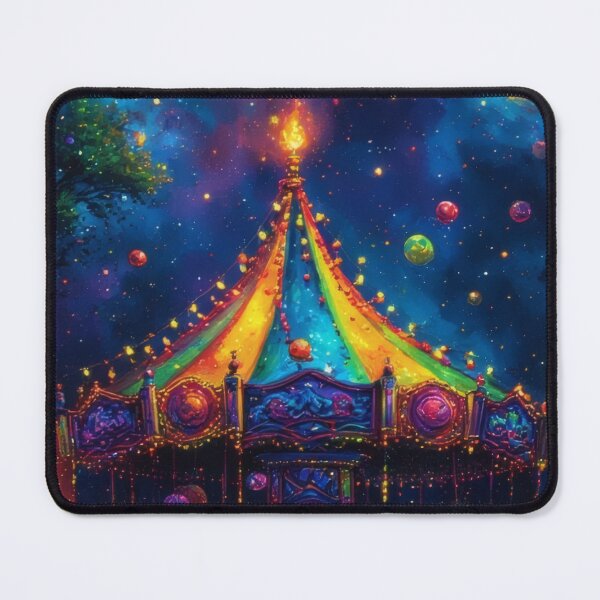 Item preview, Magical carousel on a colorful night designed and sold by Mianku | Für das Leben.