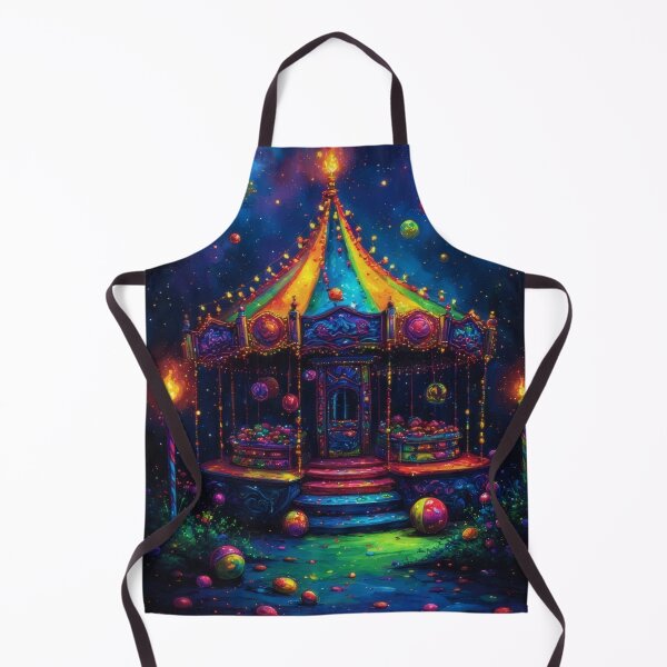 Item preview, Magical carousel on a colorful night designed and sold by Mianku | Für das Leben.