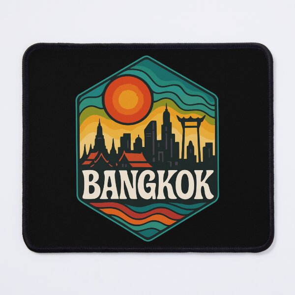 Item preview, Bangkok Trippy Travel designed and sold by TomFrontierArt.