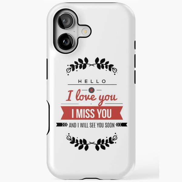 I love you lettering design