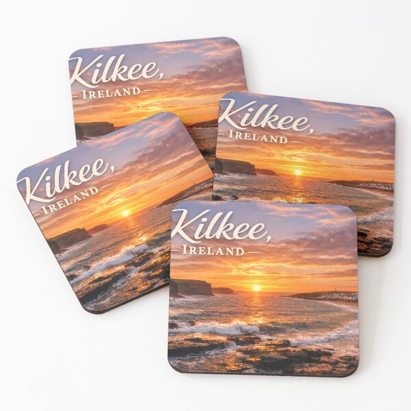 Item preview, Kilkee – Atlantic Shoreline Sunset designed and sold by JessArty ⭐⭐⭐⭐⭐.