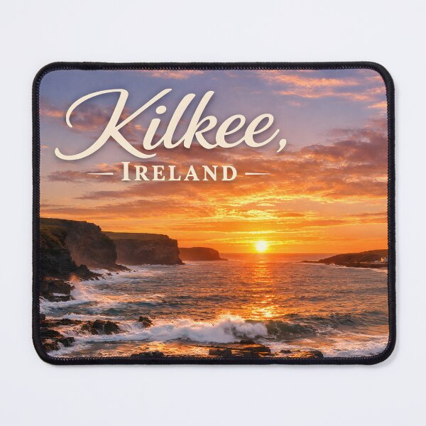 Item preview, Kilkee – Atlantic Shoreline Sunset designed and sold by JessArty ⭐⭐⭐⭐⭐.