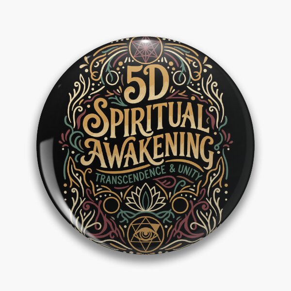 Item preview, 5D Spiritual Awakening Transcendence Unity Gold Art designed and sold by zzz888.
