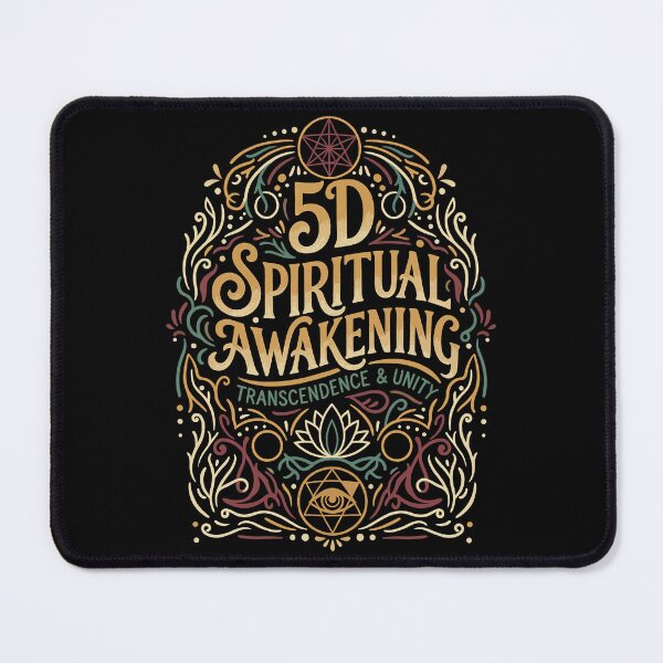 Item preview, 5D Spiritual Awakening Transcendence Unity Gold Art designed and sold by zzz888.
