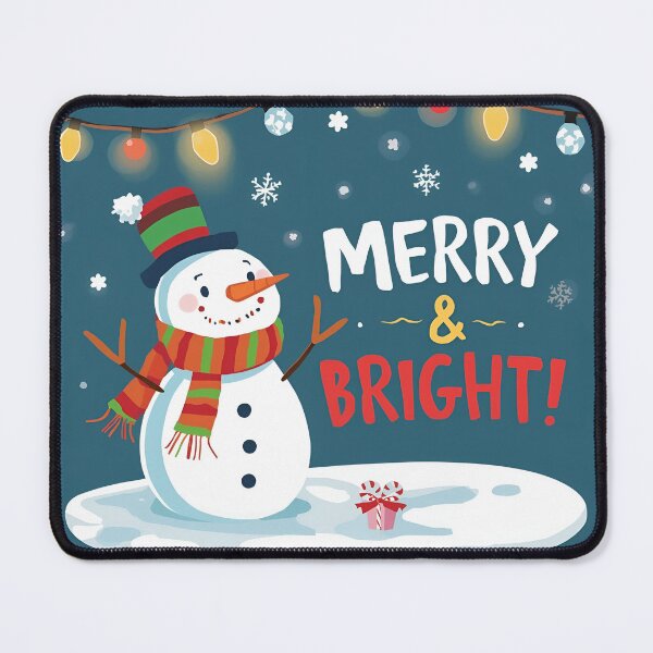 Item preview, Merry & Bright Snowman Christmas Tee designed and sold by ZeroFace691.