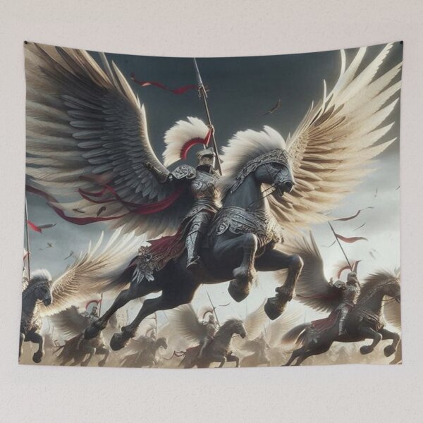 Item preview, The Winged Hussars: Battle of Vienna 1683 Epic Art designed and sold by FaresTes.