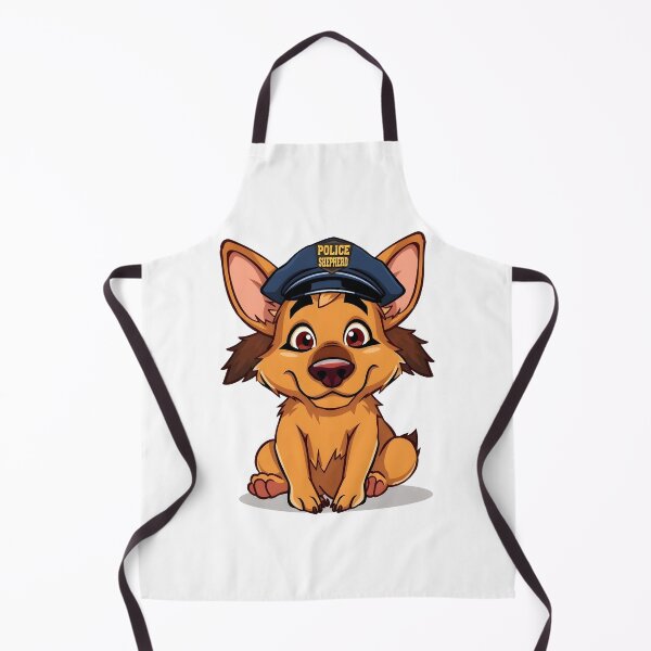 Item preview, Funny Kawaii German Shepherd Cartoon Dog Illustration designed and sold by Uglyandcute.