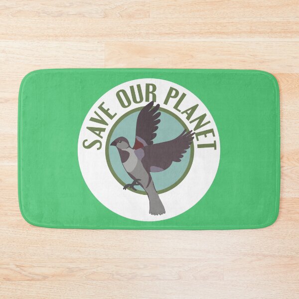 Item preview, Save our planet Sparrow saying designed and sold by Innet.