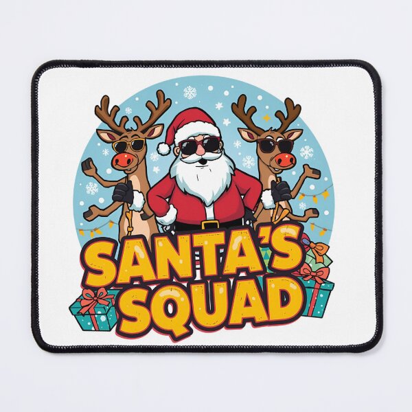 Item preview, Santa’s Squad Christmas Tee designed and sold by ZeroFace691.