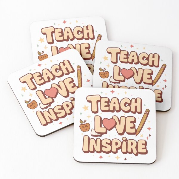 Item preview, Retro Groovy Teach Love Inspire Valentine – Aesthetic Teacher Sweatshirt designed and sold by Bada-stickers.