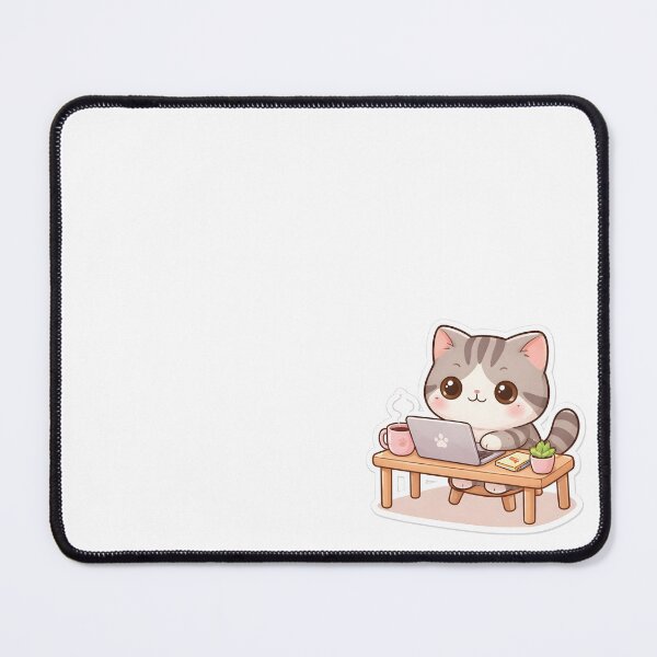 Item preview, Work from Home Cat designed and sold by Printme1000.