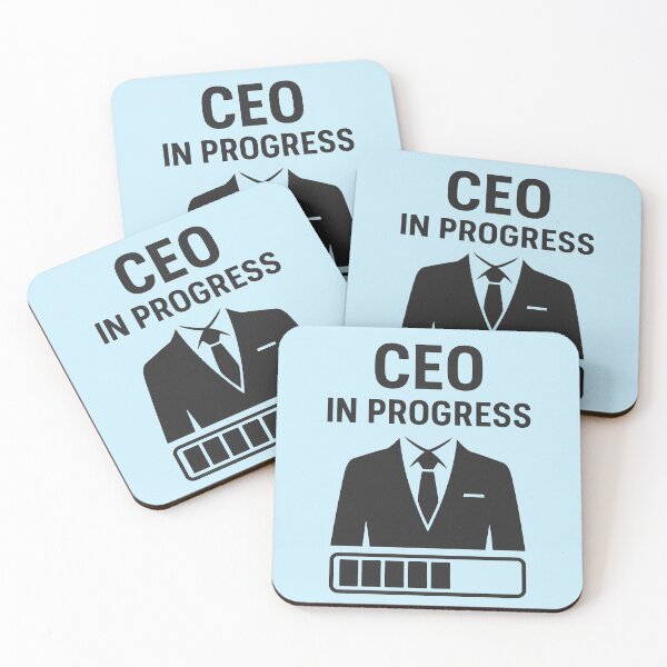 Item preview, CEO IN PROGRESS designed and sold by TheWonkyEaselCo.