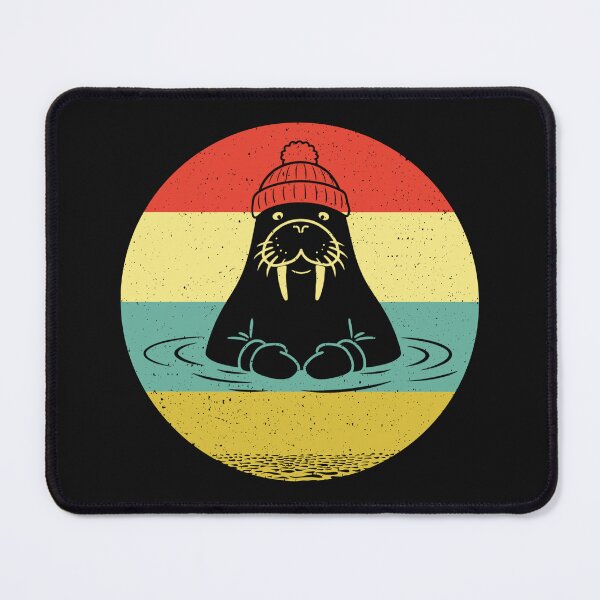Item preview, Funny Walrus | Ice Bath | Mors | Ice Plunge | Retro Style designed and sold by Anniko Art Studio.