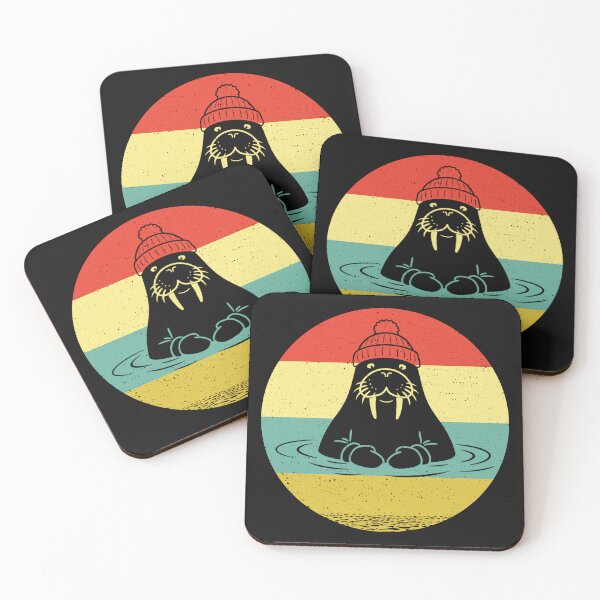 Item preview, Funny Walrus | Ice Bath | Mors | Ice Plunge | Retro Style designed and sold by Anniko Art Studio.