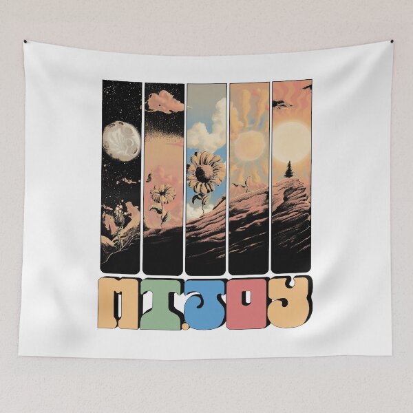Item preview, Colorful Typography Folk Rock designed and sold by nerdyygraphic.